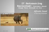 It outsourcing revisited providers should change their attitude or else