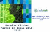 Modular Kitchen Market in India 2015-2019