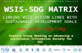 WSIS-SDG Matrix: Linking WSIS Action Lines with Sustainable Development Goals
