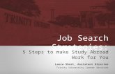 Job Search Strategies: 5 steps to make study abroad work for you
