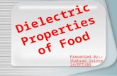 DIELCTRIC PROPERTIES OF FOOD