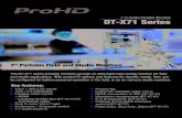 JVC DTX Series Monitor Brochure