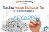 Must Have Keyword Optimization Tips for Your Profile