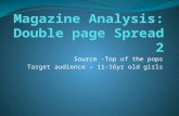 Magazine double page spread analysis 2