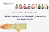 Indian Abacus School centre course material