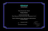 Oracle WebLogic Server 10g System Administrator Certificate