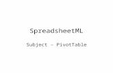 Spreadsheet ml subject   pivottable