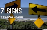 7 Signs of Disengaged Employees
