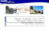 Albany Turnpike over CSXT Railroad Superstucture Replacement, East Chatham, NY (08-24-14)