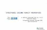 Structural column family properties