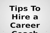 Tips To Hire a Career Coach