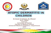 Atopic dermatitis in children