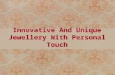 Jewellery Design Studio - Innovative And Unique Jewellery With Personal Touch