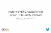 Improving HDFS Availability with Hadoop RPC Quality of Service