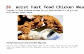 Worst 20 meals