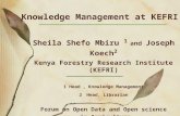 Knowledge Management at KEFRI