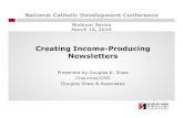 NCDC Income Producing Newsletters