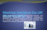 Washing Machines For Offshore
