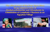 Effectiveness of four years mass drug administration in elimination of lymphatic filariasis in an Egyptian Village