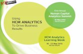 HCM Analytics summit 2015