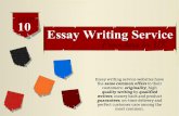 Top 10 Essay Writing Service Providers In UK