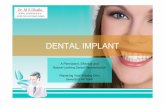 A Permanent, Effective & Natural-Looking Dental Reconstruction - Dental Implants