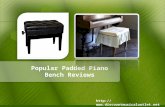 Popular padded piano bench reviews