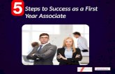 Five Steps to Success as a First Year Associate