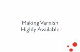 Varnish highly available