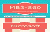 Mb3-860 latest and updated real exam questions