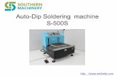 Automatic solder dipping machine