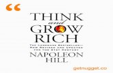 Think and Grow Rich - Top 30 nuggets by @napoleanhill
