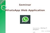 Whatsapp web app