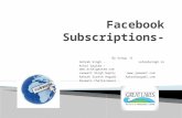 Facebook subscriptions  group-8