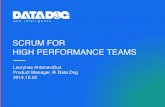 Scrum for high performance teams