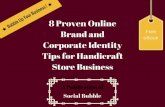 8 proven online brand and corporate identity tips for handicraft store business
