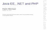 PHP, Java EE & .NET Comparison