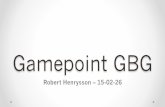 Gamepoint GBG presentation 2015-02-27