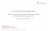 Innovationsmanagement - Anwendung verschiedener Methoden des Innovationsmanagements