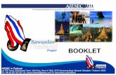 Booklet sawasdee thailand project summer 2015