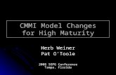 Cmmi%20 model%20changes%20for%20high%20maturity%20v01[1]