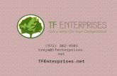 TF Enterprises Traffic Metrics System PowerPoint