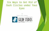 Six ways to get rid of dark circles under your eyes