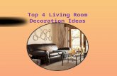 Top 4 living room decoration ideas