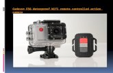 Cudevs F56 Waterproof Wifi remote controlled action camera