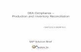 DEA Compliance - Production and Inventory Reconciliation