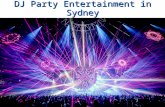 Dj party entertainment sydney