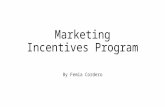 Marketing incentives program