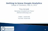 Google Analytics Presentation - College of Charleston