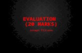 Evaluation - Joseph Ellison
